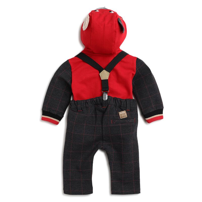 Fleece Cardigan  With Hood image number 1